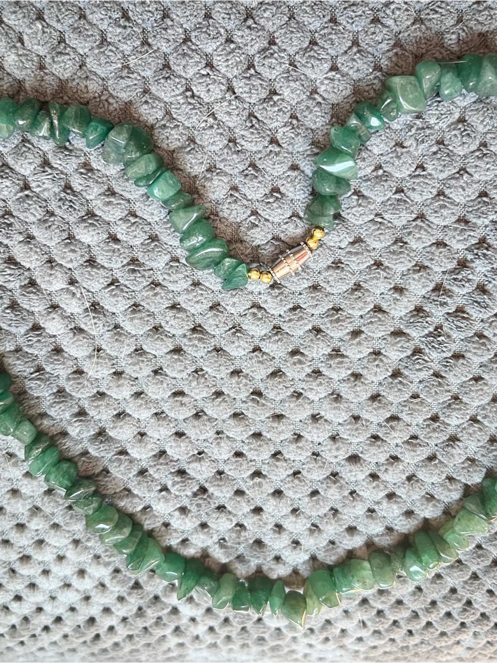 Green Aventurine Chip Necklace